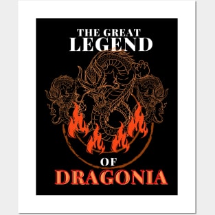 The great legend of dragonia, kobold press Posters and Art